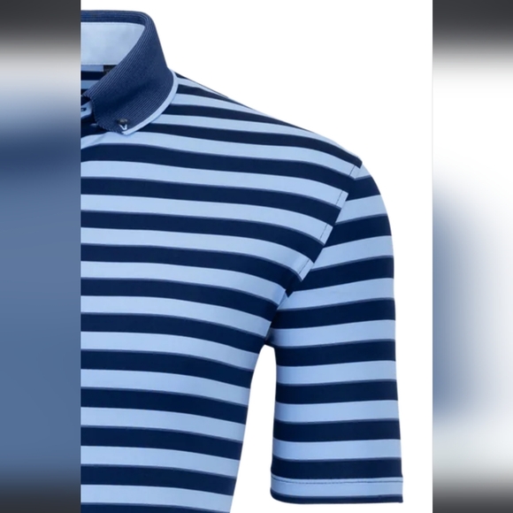 NWT Greyson Maltese Delphinium Falcon Men's XL Wolastog Blue Polo - Picture 9 of 14